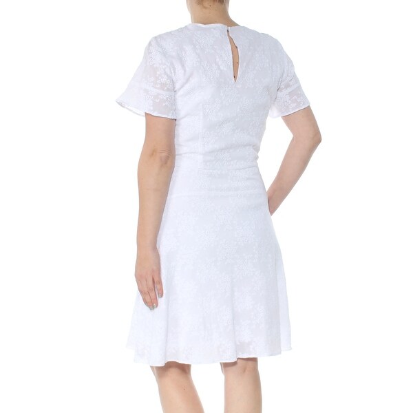 white dress medium length