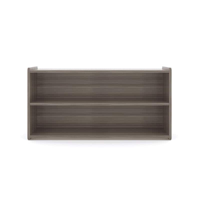 Tot Mate Laminate Toddler Storage Shelf - 46" x 15" x 23 1/2" - Assembly Required - Shadow Elm Gray