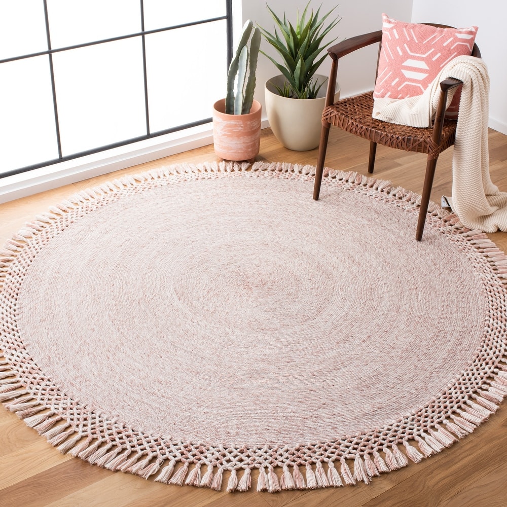 SAFAVIEH Handmade Sahara Iridian Tassel Rug
