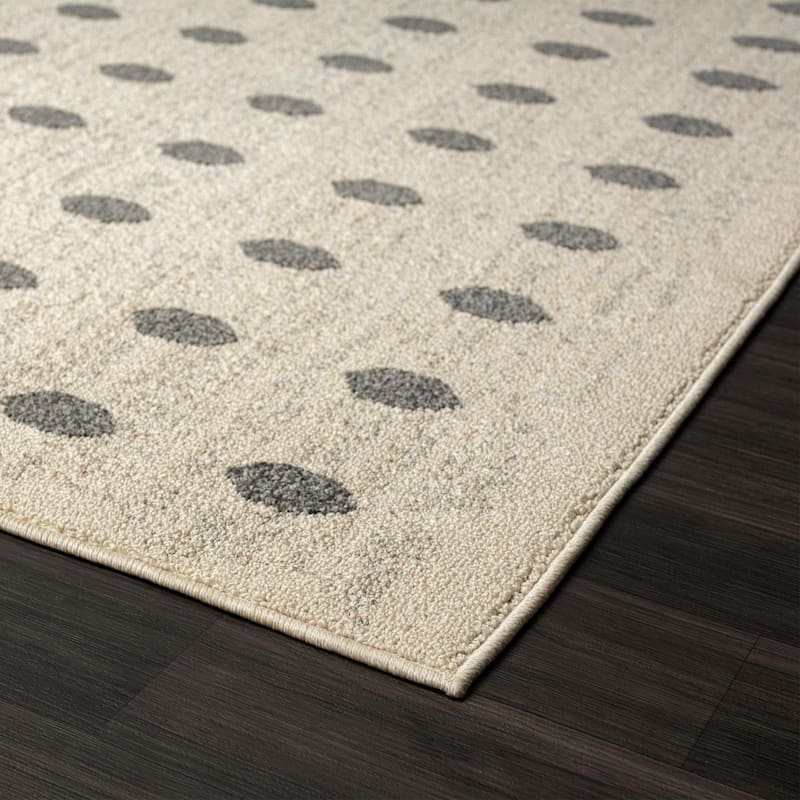 Luxe Weavers Modern Geometric Dots Area Rug, Indoor Carpet
