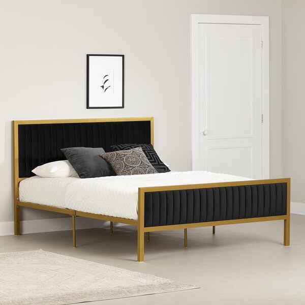 South Shore Maliza Upholstered Metal Bed - Bed Bath & Beyond