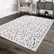 preview thumbnail 30 of 70, My Texas House by Orian Lady Bird Area Rug 3'11" x 5'5" - Natural Blue