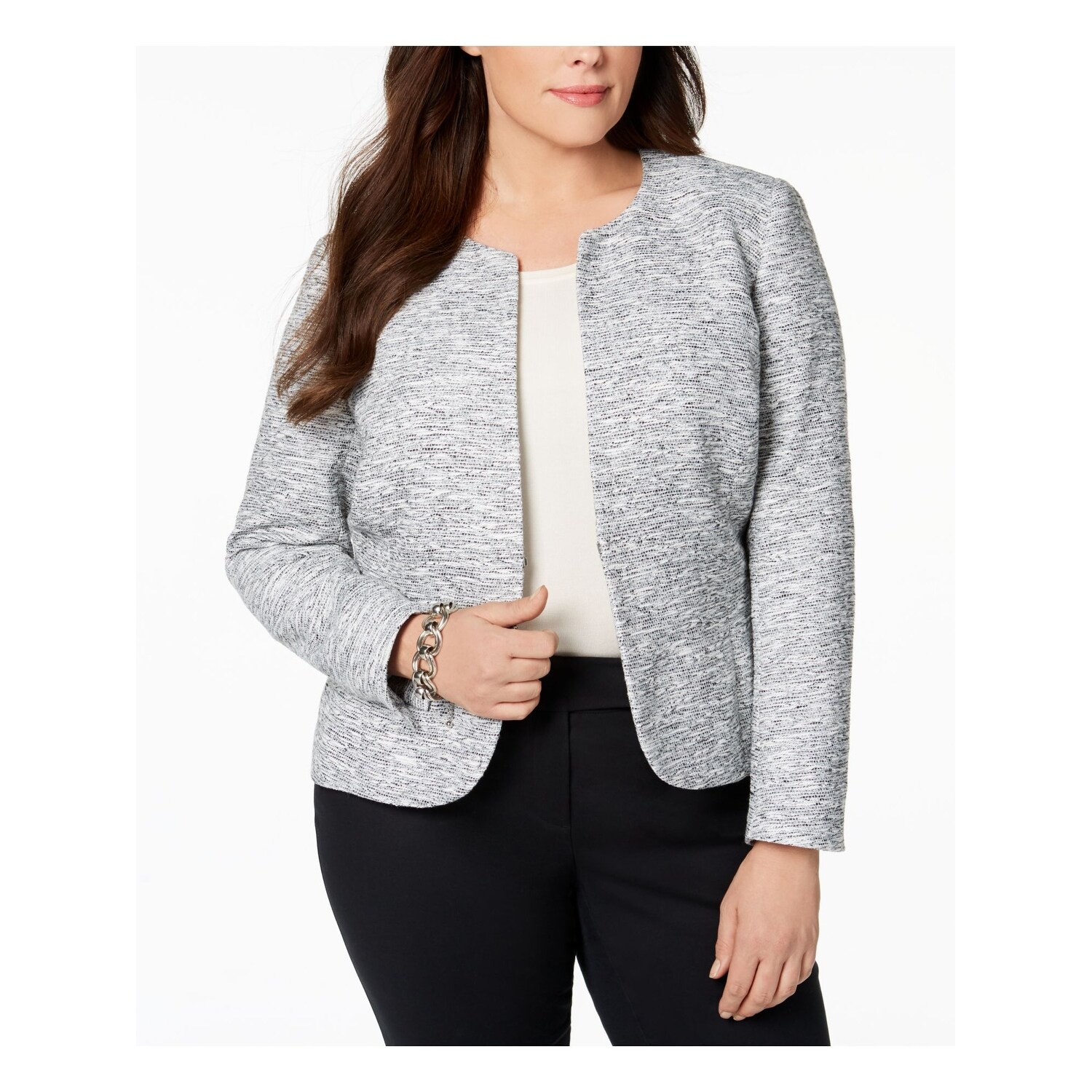 anne klein plus size blazers