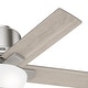 preview thumbnail 23 of 21, Hunter 44" Fitzgerald Low Profile Ceiling Fan with LED Light Kit and Pull Chain