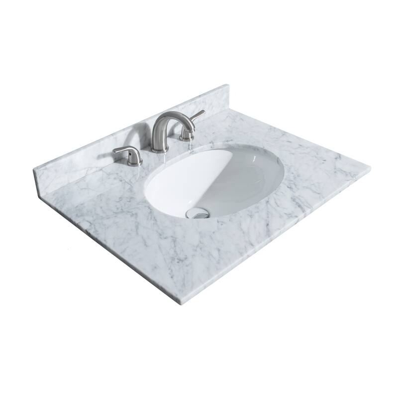 Deborah 30-inch Single Vanity, Oval Sink, 24-inch Mirror