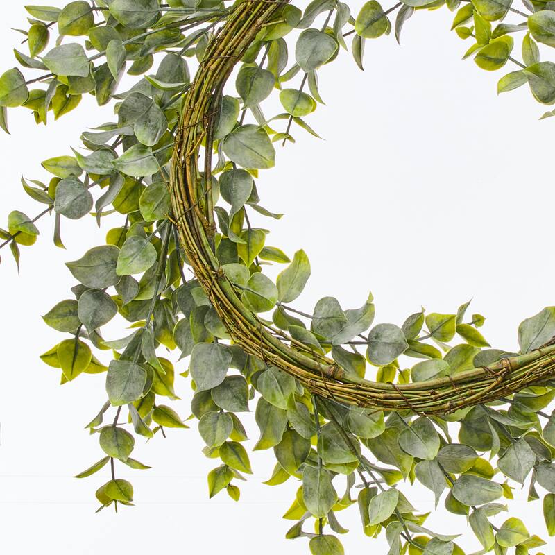 28" UV Eucalyptus Wreath