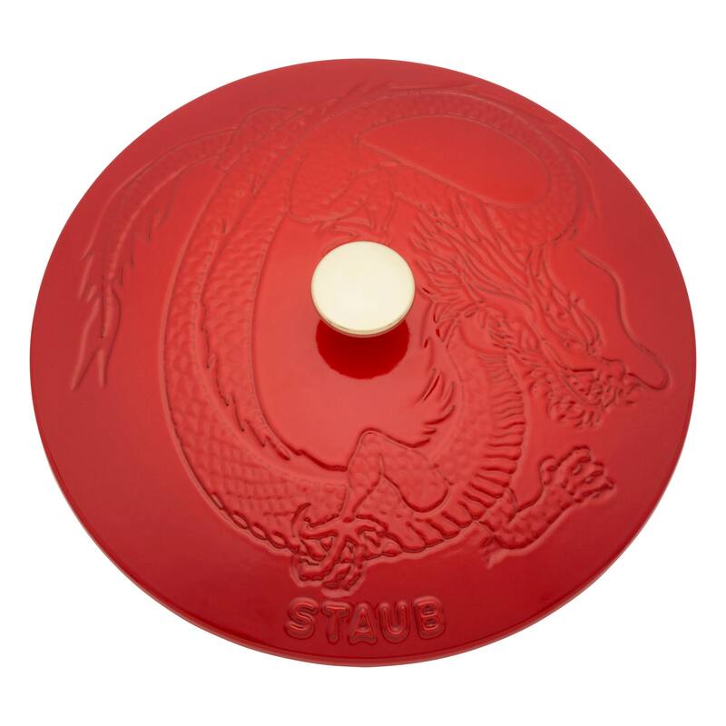 Staub Cast Iron 2.5-qt Braiser with Dragon Lid
