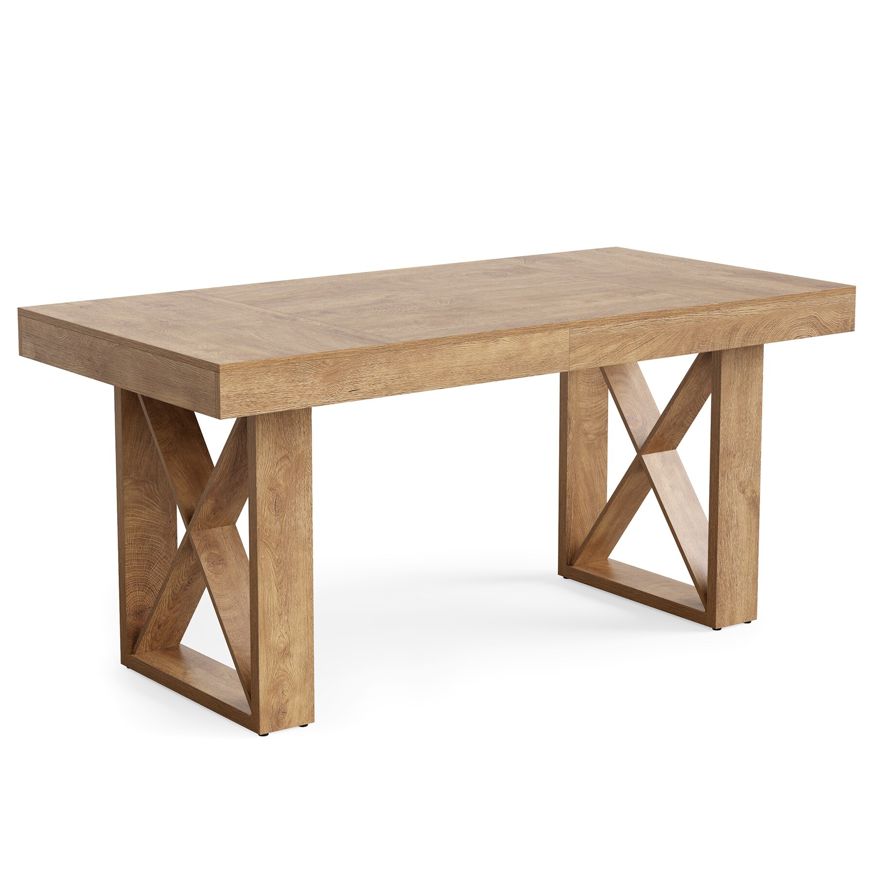 Industrial Heavy-Duty Wooden Kitchen Dining Table for Home Office