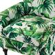 HULALA HOME Nailhead Trim Traditional Accent Armchair with Rolled Arms