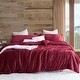 preview thumbnail 1 of 2, Touchy Feely - Coma Inducer® Oversized Comforter Set - Velvety Cabernet Oversized Queen