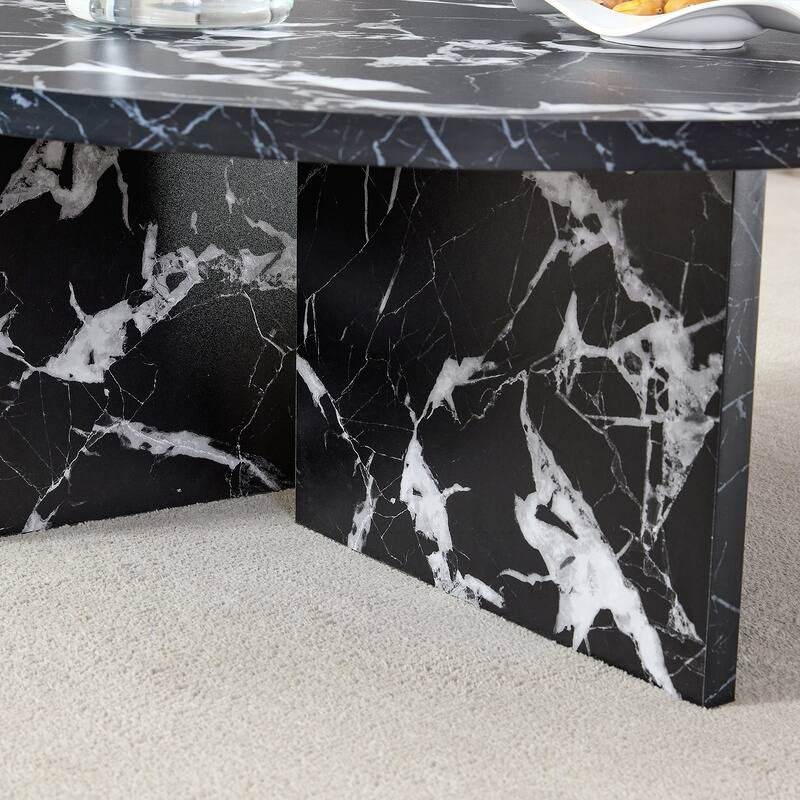 Versatile MDF Round Coffee Table