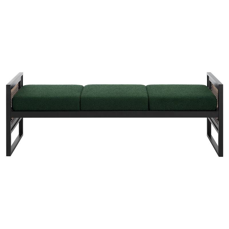 Fabric Upholstered Storage Bench for End of Bed, Entryway, Living Room - 56.69"L x 16.93"W x 22.4"H