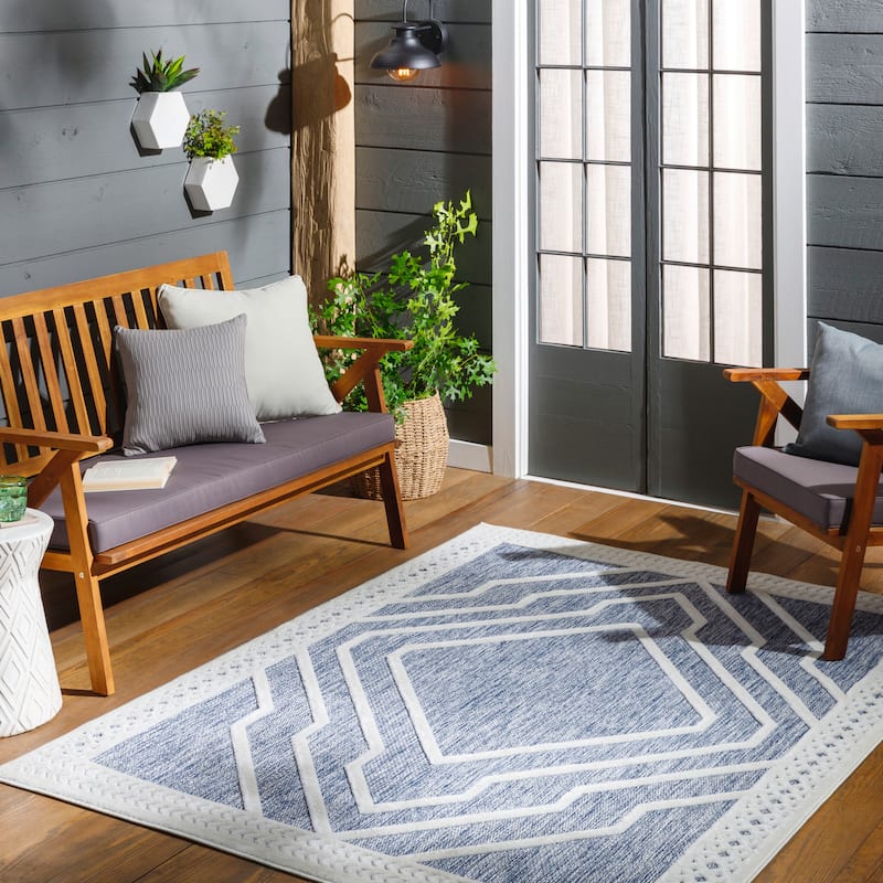 Livabliss San Diego Indoor/ Outdoor Global Area Rug