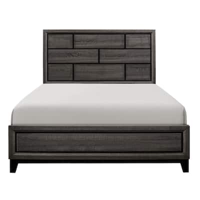 Sondra Gray Panel Bed