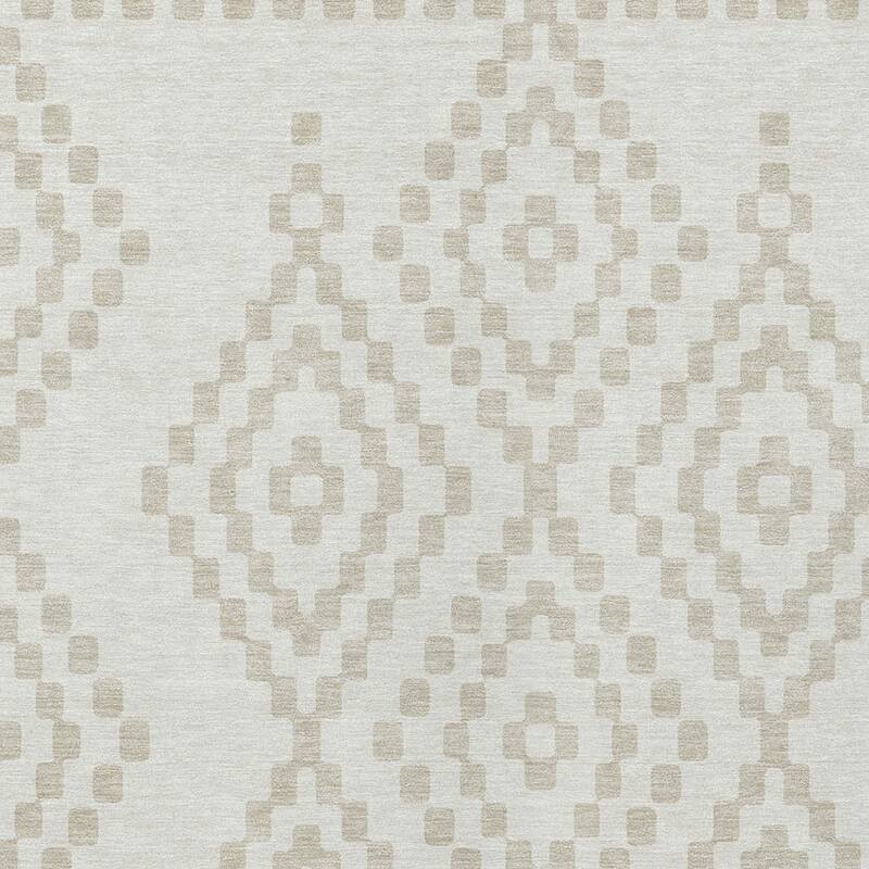 HomeRoots Geometric Transitional Rectangle Outdoor Rug