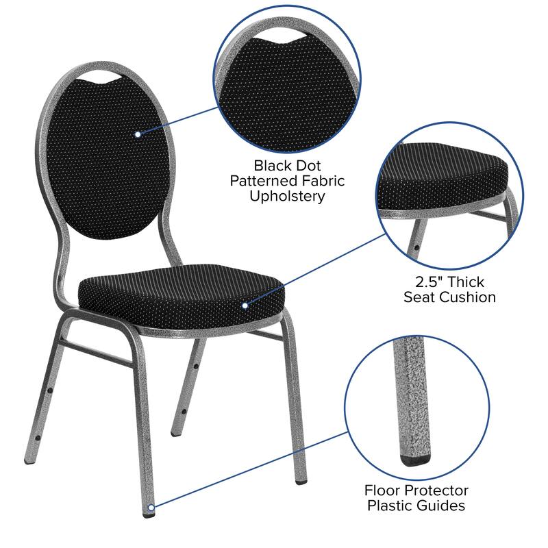 Teardrop Back Stacking Banquet Chair