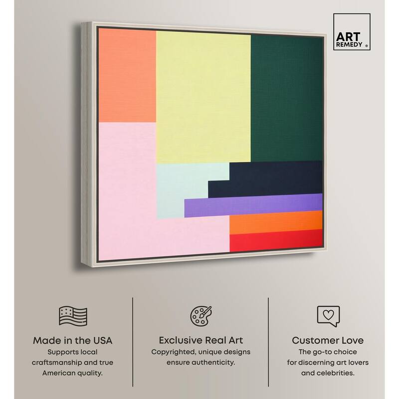 Rectilinear Rhapsody II Canvas by Art Remedy