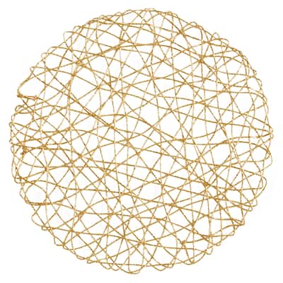 Round Placemats With Wire Nest Design (Set of 4)