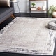 preview thumbnail 2 of 9, SAFAVIEH Opal Resel Modern Abstract Rug 4' x 6' - Ivory/Grey - Rectangle