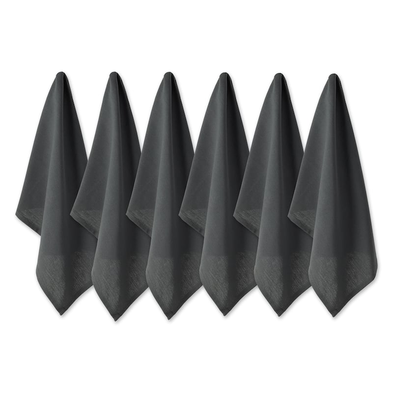 DII Flat Woven Dishtowels - Set of 6 - Mineral