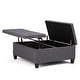 preview thumbnail 85 of 168, WYNDENHALL Elliot Transitional Table Ottoman