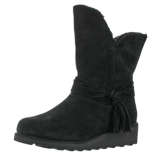 Shop Bearpaw Womens Tonya Wedge Boots Waterproof Winter