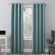 preview thumbnail 40 of 74, Sun Zero Cameron Thermal Insulated Total Blackout Grommet Curtain Panel, Single Panel 50x108 - Mineral