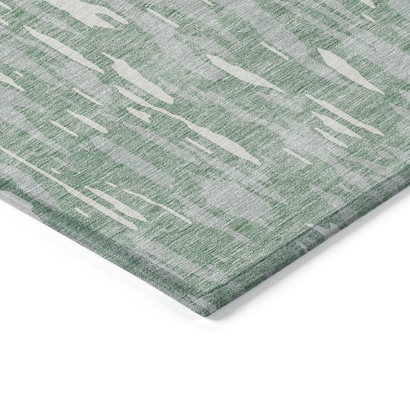 HomeRoots Abstract Transitional Rectangle Outdoor Rug