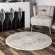 preview thumbnail 22 of 39, Nuloom Minta Vintage Transitional Area Rug 4' Round - Gold