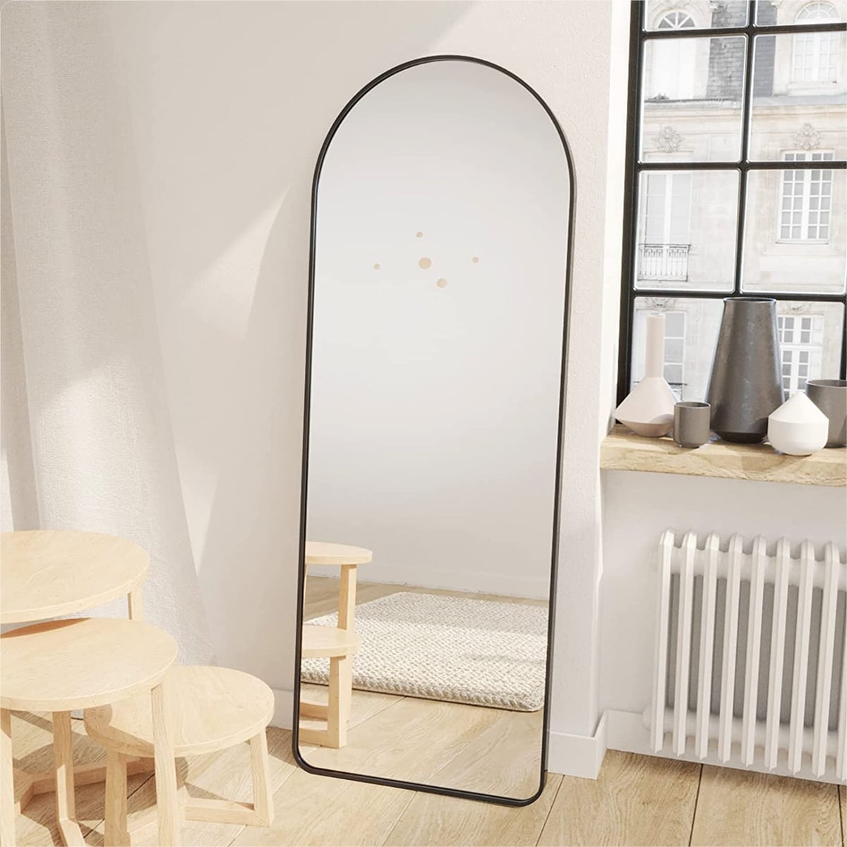How to Make a Large Arched Mirror - Jenna Sue Design