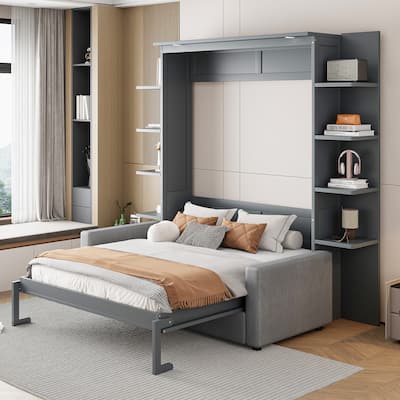 Queen Murphy Bed with Sofa