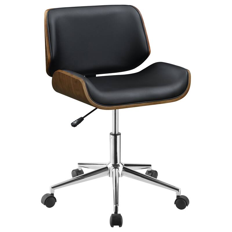 Addington Upholstered Adjustable Office Desk Chair - Black