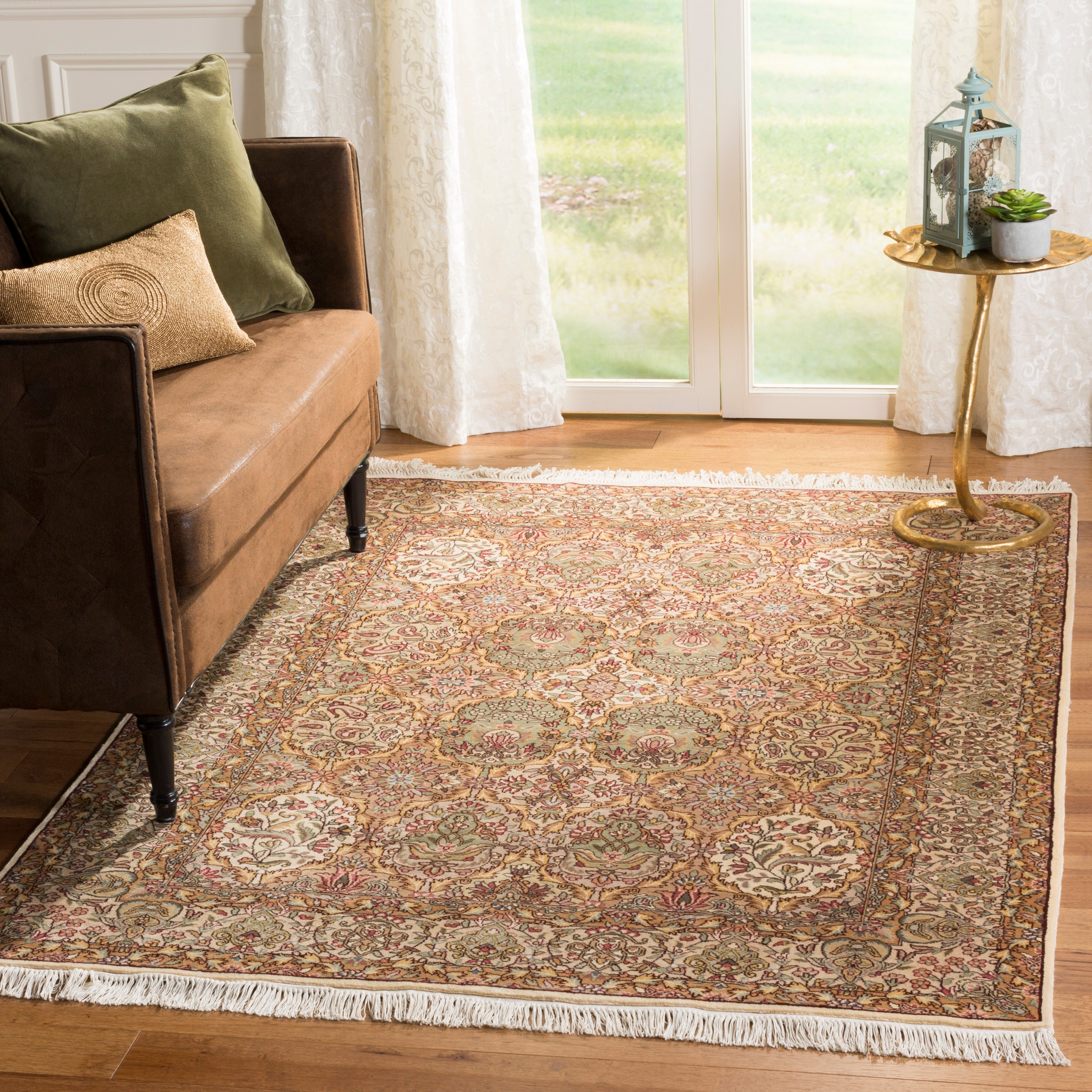 SAFAVIEH Couture Handmade Royal Kerman Traditional Oriental - Wool Rug - 5' x 7'