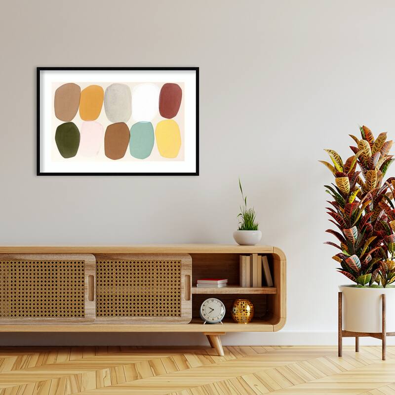 A Perfect Summer Evening by Simone Christen Wood Framed Wall Art Print