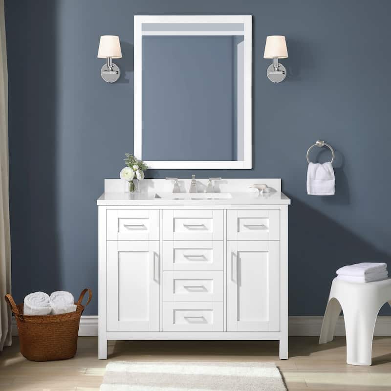 OVE Decors Tahoe III 42-inch White Vanity