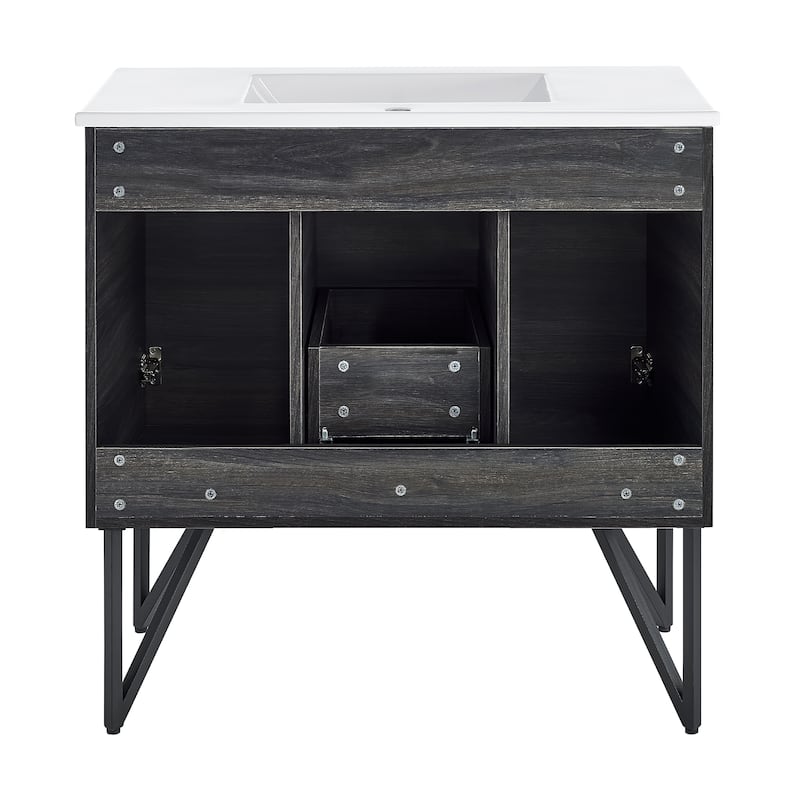 Swiss Madison Annecy 36" Single, Two Doors, One Drawer, Bathroom Vanity