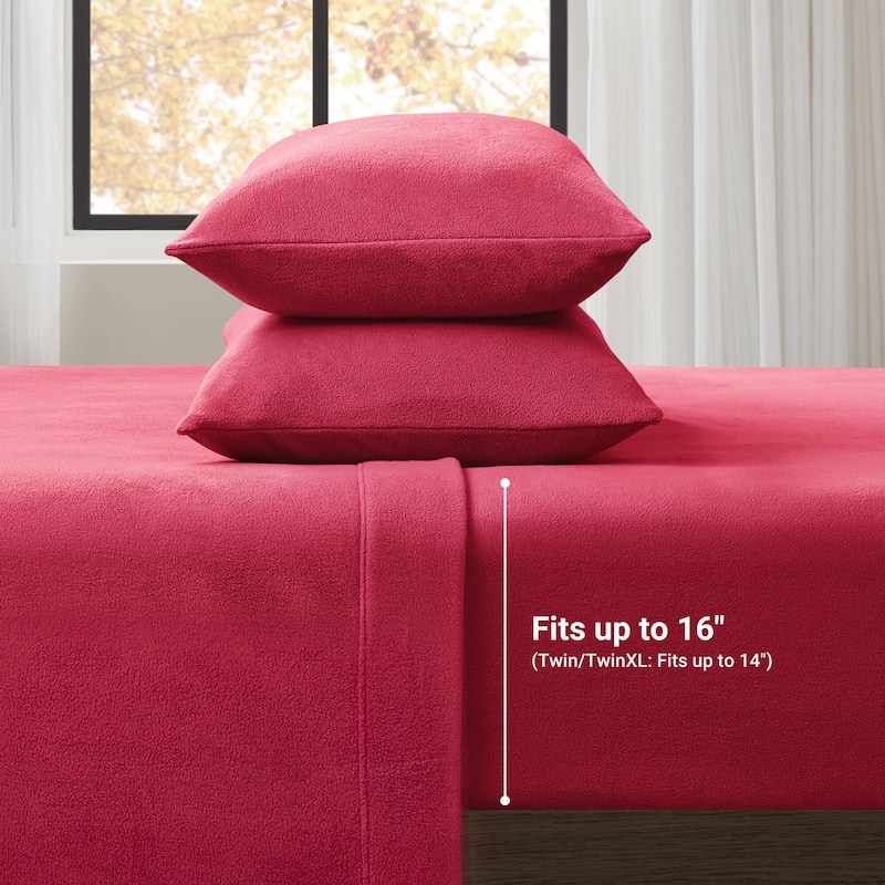 Madison Park Micro Fleece Bed Sheet Set