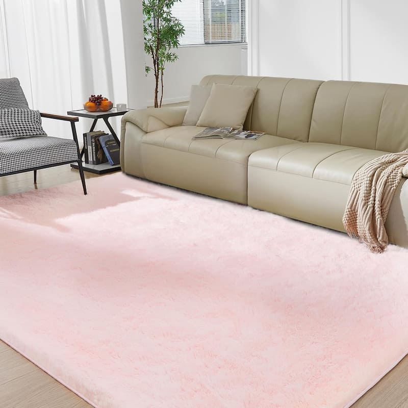 4X6 Fluffy Shag Area Rugs, Super Soft Rugs for Living Room