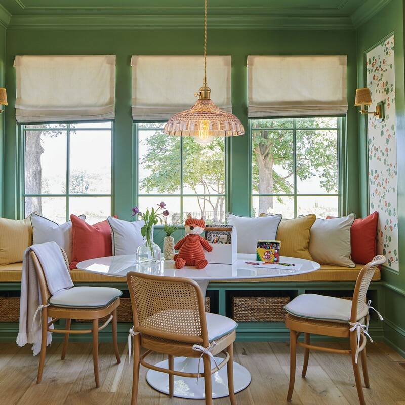 9.8'' Amber Glass Pendant Light for Kitchen Island