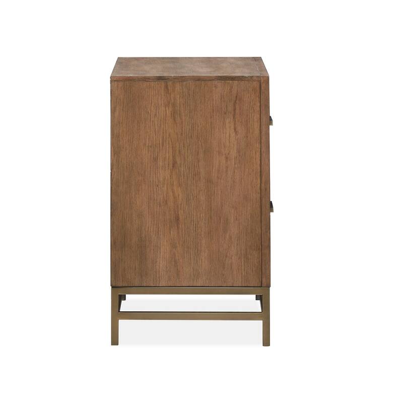 Magnussen Home Lindon Belgian Wheat and Coffee Bean Drawer Nightstand