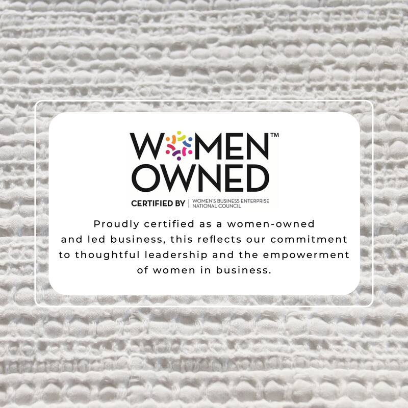 Linery & Co. 100% Cotton Honeycomb Waffle Garment Washed Quilt Set.