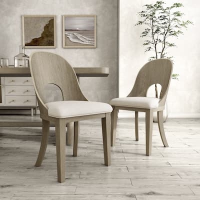 Furniture of America Piez Modern Bentwood Curved Wooden Side Chair (Set of 2)