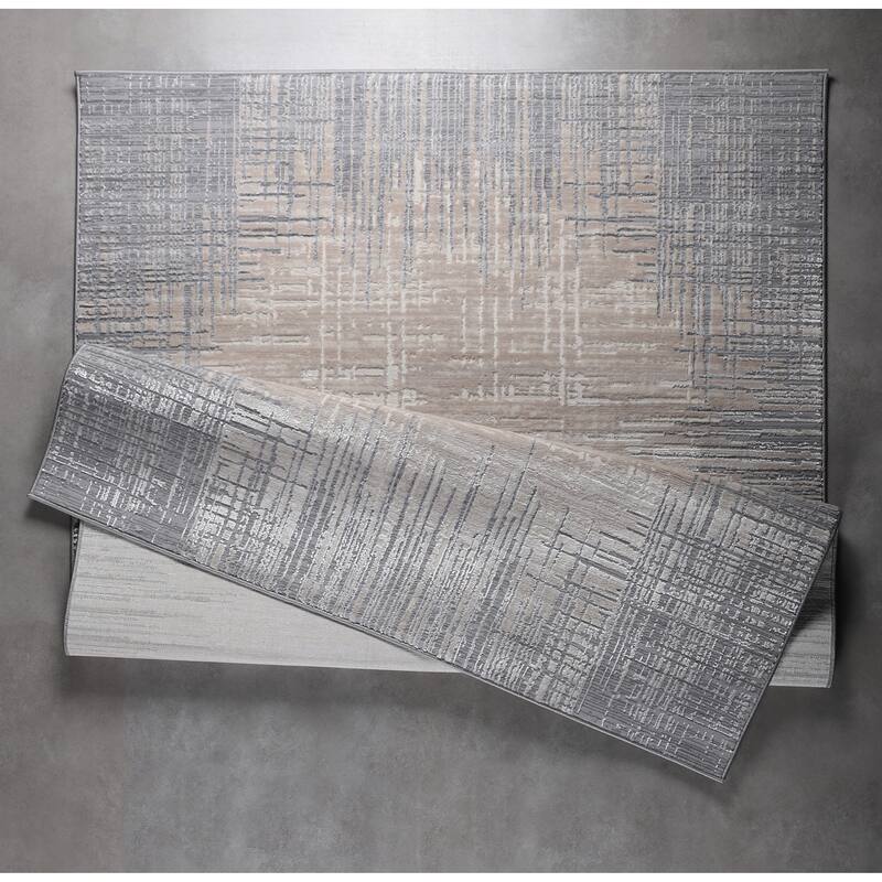 Ray Collection Modern Abstract Area Rug