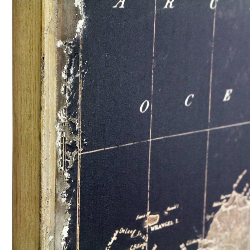 Stanford World Map Wall Decor (Pack of 3)