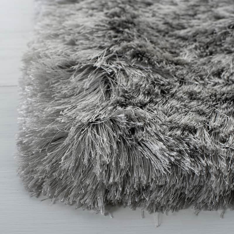 SAFAVIEH Handmade Ocean Shag Lyse Glam 2.5-inch Thick Rug