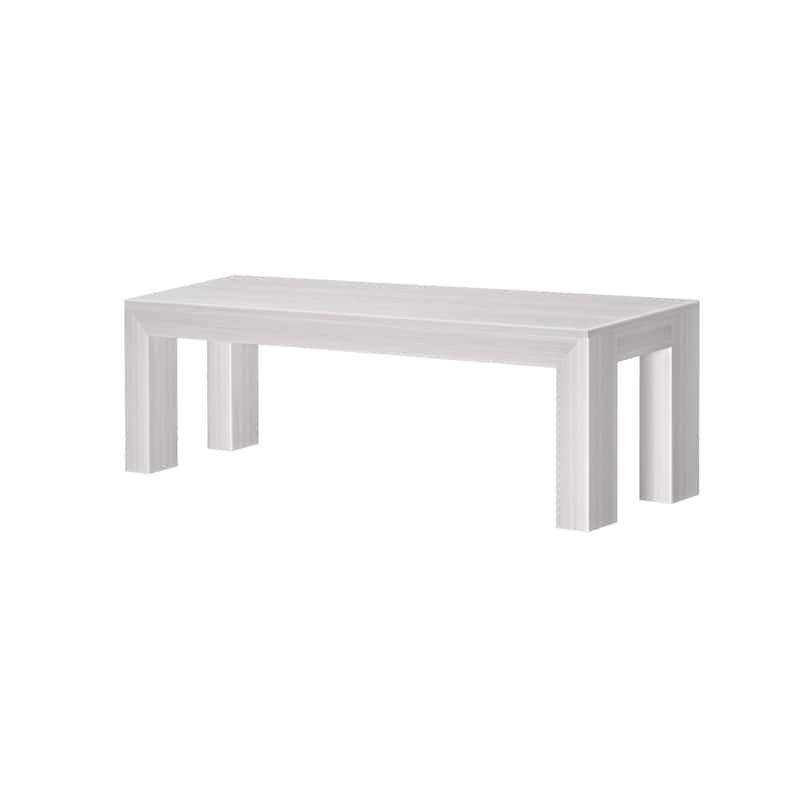 Plank and Beam Solid Wood Modern Dining Bench - 61"
