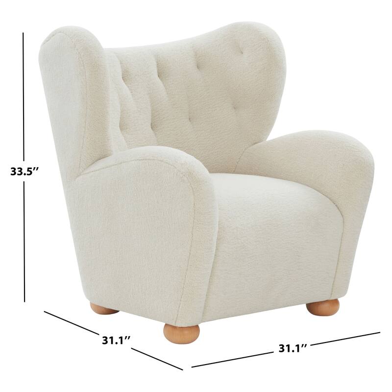 SAFAVIEH Couture Galloway Wingback Accent Chair - 31"W x 31"D x 34"H