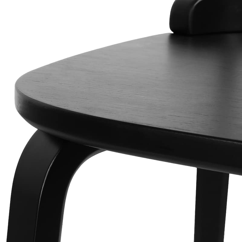 Solid Wood Spindle Back Windsor Dining Chairs, Set of 2 - 17.44" (W) x 19.7" (D) x 33.1" (H)