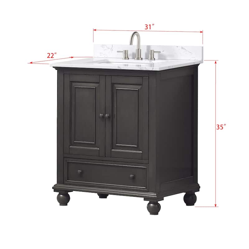 Avanity THOMPSON-VS31-E Thompson 30" Free Standing Single Basin Vanity