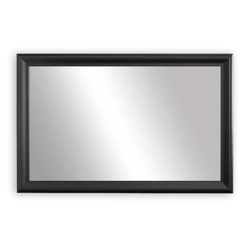 Frame My Mirror Black Framed Wall Mirror, Woodford Design